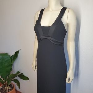 Max Mara Pianoforte Black Column Dress